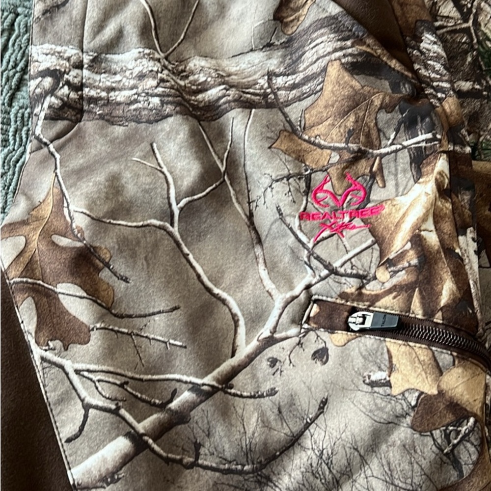 Realtree Camouflage Pants with Pink Logo